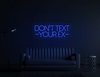 Don't text your ex