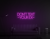 Don't text your ex