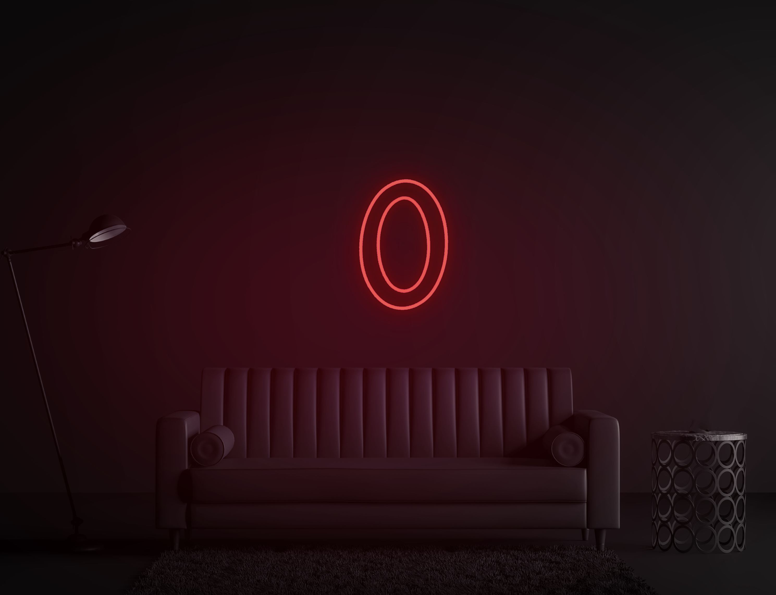 Zero neon Sign red