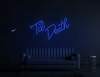 Load image into Gallery viewer, Blue Custom neon sign Til Death